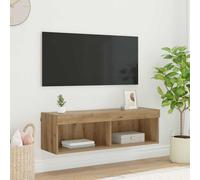 vidaXL TV Wall Cabinet Artisan Oak 100 x 30 x 30 cm Engineered Wood