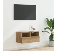 TV Wall Cabinet Artisan Oak 60 x 30 x 30 cm Engineered Wood
