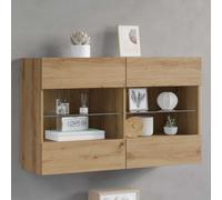 vidaXL TV Wall Cabinet Artisan Oak 98.5 x 30 x 60.5 cm Engineered Wood
