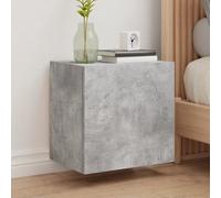 vidaXL TV Wall Cabinet Concrete Grey 40.5x30x40 cm Engineered Wood