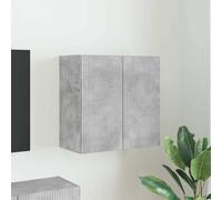 vidaXL TV Wall Cabinet Concrete Grey 59.5 x 31 x 60 cm Engineered Wood