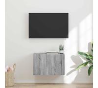 vidaXL TV Wall Cabinet Grey Sonoma 59.5 x 31 x 40 cm Engineered Wood