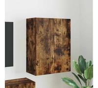 vidaXL TV Wall Cabinet Smoked Oak 59.5 x 31 x 80 cm Engineered Wood