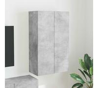 vidaXL TV Wall Cabinet 59.5 x 31 x 100 cm Concrete Grey, Grey