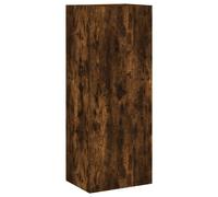vidaXL TV Wall Cabinet Wall-mounted TV Cabinet Smoked Oak Engineered Wood