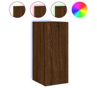 TV Wall Cabinets with LED Lights Wall Mounted TV Unit Floating TV Stand vidaXL