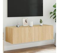TV Wall Cabinets with LED Lights Wall Mounted TV Unit Floating TV Stand vidaXL