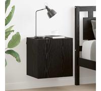 vidaXL TV Wall Cabinets 2 pcs Black Oak 40.5x30x40cm Engineered Wood