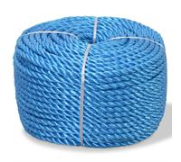 vidaXL Twisted Rope Polypropylene 12 mm 250 m Blue