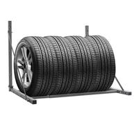 vidaXL Tyre Rack Silver Steel