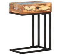 vidaXL U-Shaped Side Table Solid Reclaimed Wood Sofa End Coffee Laptop Table