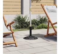 Umbrella Base Outdoor Parasol Stand Garden Umbrella Holder Cast Iron vidaXL