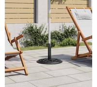 Umbrella Base Outdoor Parasol Stand Garden Umbrella Holder Cast Iron vidaXL