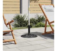 Umbrella Base Outdoor Parasol Stand Garden Umbrella Holder Cast Iron vidaXL