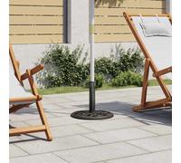(green, ? 40 x 32 cm) vidaXL Umbrella Base Outdoor Parasol Stand Garden Umbrella Holder Cast Iron