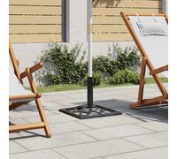 Umbrella Base Outdoor Parasol Stand Garden Umbrella Holder Cast Iron vidaXL