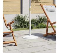 vidaXL Umbrella Base White 45x45x30 cm Cast Iron