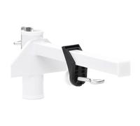 vidaXL Umbrella Clamp for Balcony White 38 mm Steel