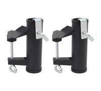 Umbrella Clamps for Balcony Patio Holder 2 pcs 25-38 mm Steel vidaXL