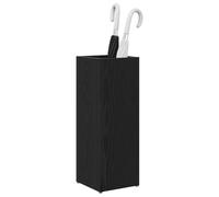 vidaXL Umbrella Stand Black Oak 20 x 20 x 55.5 cm Engineered Wood