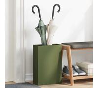 vidaXL Umbrella Stand Olive green 28 x 12 x 41 cm Steel