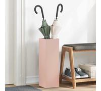 vidaXL Umbrella Stand Pink 15.5 x 15.5 x 49 cm Metal