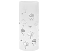 vidaXL Umbrella Stand Umbrellas Steel White