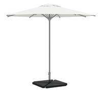 vidaXL Umbrella Weight Plates 4 pcs Black Granite Triangular 14 kg