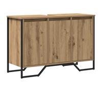 vidaXL Under Sink Cabinet Oak Artisanal 91 x 35 x 60 cm Engineered Wood