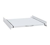 vidaXL Universal Washing Machine Stacking Kit - Durable Steel Construction, Pull-Out Shelf Included, Extra Storage, Easy Installation, High Load Capacity