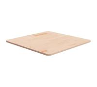 vidaXL Untreated Solid Oak Wood Square Table Top, 60x60 cm, Rustic Design, Versatile and Durable for Home or Commercial