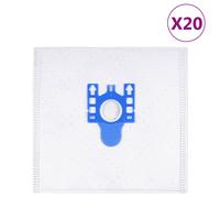 vidaXL Vacuum Cleaner Bags for Miele Type GNH 20 pcs