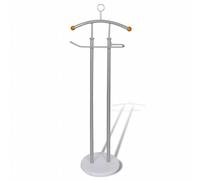 vidaXL Valet Stand Coat Shirt Organizer Metal Frame, Coat Rack for Hat Clothes,