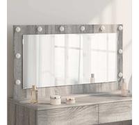 vidaXL Vanity Mirror Rectangular Grey Sonoma 100 x 55 x 18 cm