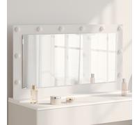 VidaXL Vanity Mirror White 100 X 55 X 18 Cm Glass And Engineered Wood