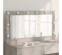 vidaXL Vanity Mirror with Mirror Concrete Grey 100 x 55 x 18 cm