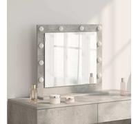 vidaXL Vanity Mirror with Mirror Concrete Grey 60 x 55 x 18 cm