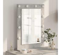 vidaXL Vanity Mirror with Mirror Concrete Grey 70 x 50 x 18 cm