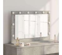 vidaXL Vanity Mirror with Mirror Concrete Grey 80 x 55 x 18 cm
