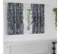 vidaXL Velvet Curtains 2 pcs Silver Grey 140 x 140 cm Velvet