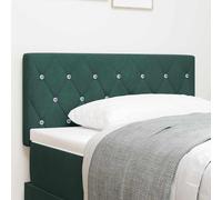 vidaXL Velvet Headboard Height Adjustable Dark green 90 cm Velvet