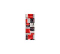 vidaXL Velvet Kitchen Floor Mat- Washable and Skid-resistant- in Multicolor Cuisine Design, Suitable for Indoor and Outdoor Use, Size 150 x 45 cm