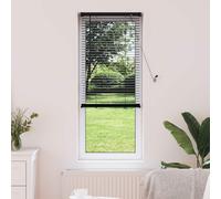vidaXL Venetian Blind Manual Adjustable Black 150 x 60 cm PVC