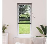 vidaXL Venetian Blind Manual Adjustable Silver Grey 150 x 40 cm PVC