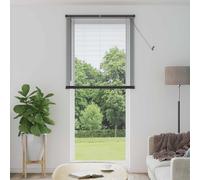 vidaXL Venetian Blind Manual Adjustable Silver Grey 213 x 100 cm PVC