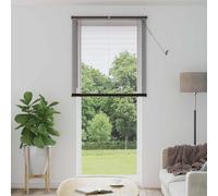 vidaXL Venetian Blind Manual Dark Brown with Pattern 213 x 100 cm PVC