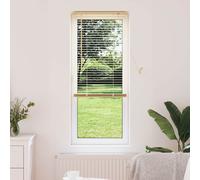 vidaXL Venetian Blind Manual Light Brown with Pattern 150 x 40 cm PVC