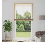 vidaXL Venetian Blind Manual Light Brown with Pattern 213 x 110 cm PVC