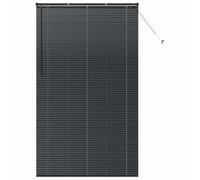 vidaXL Venetian Blinds Black 220 x 130 cm Aluminium
