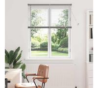 vidaXL Venetian Blinds Height Adjustable Silver 130 x 100 cm Aluminium